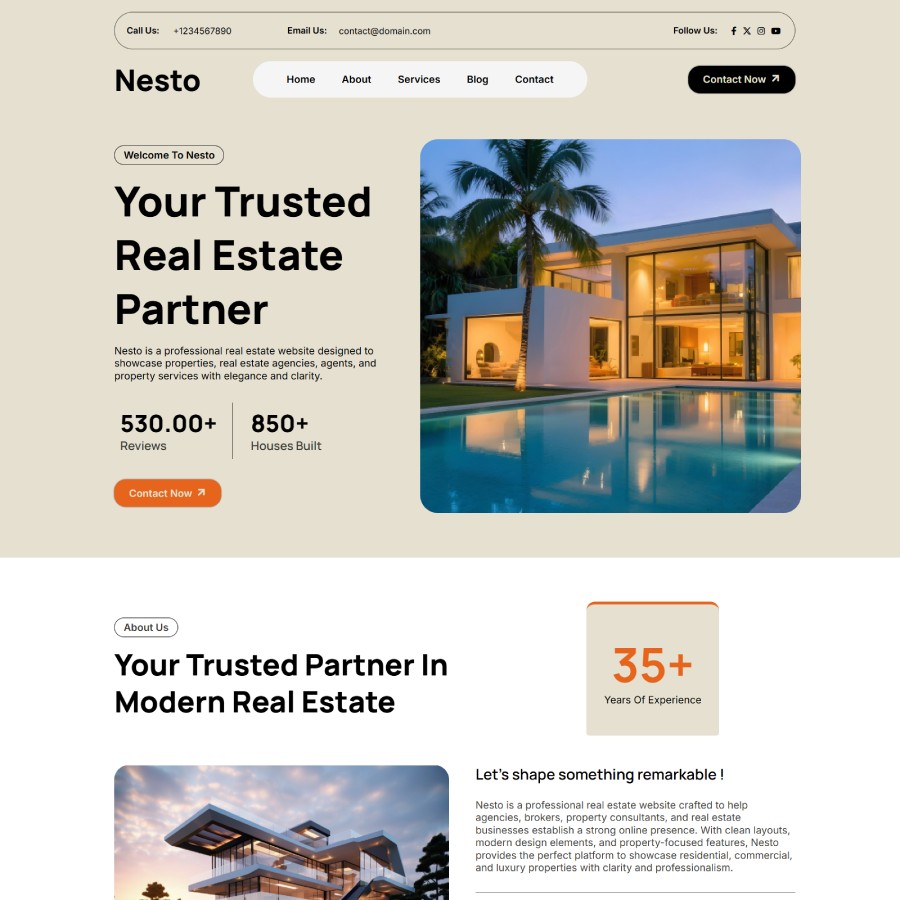 Nesto - szablon Real Estate