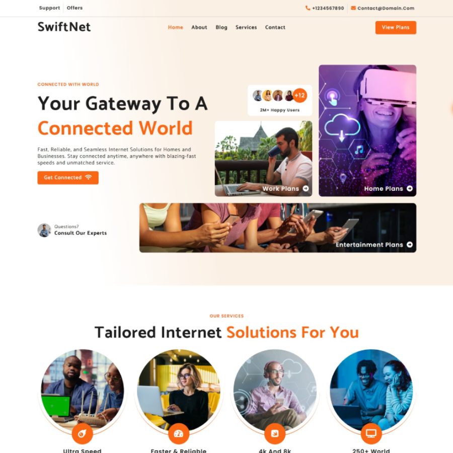 SwiftNet - szablon Hosting